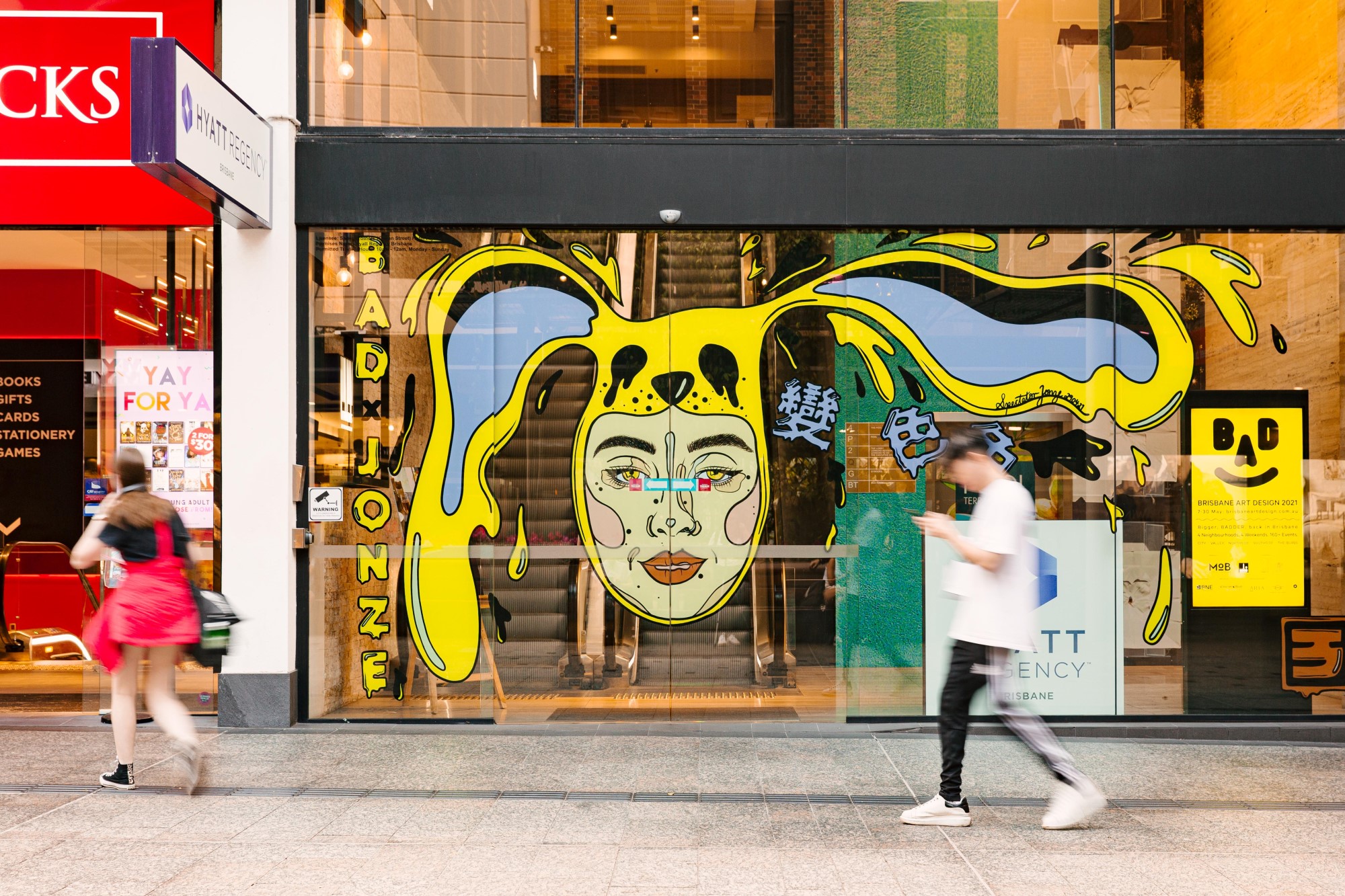 Hyatt Regency #109, Megan: Colour Will Change on the Rabbit by Spectator-Jonze. Image: Anwyn Howarth.